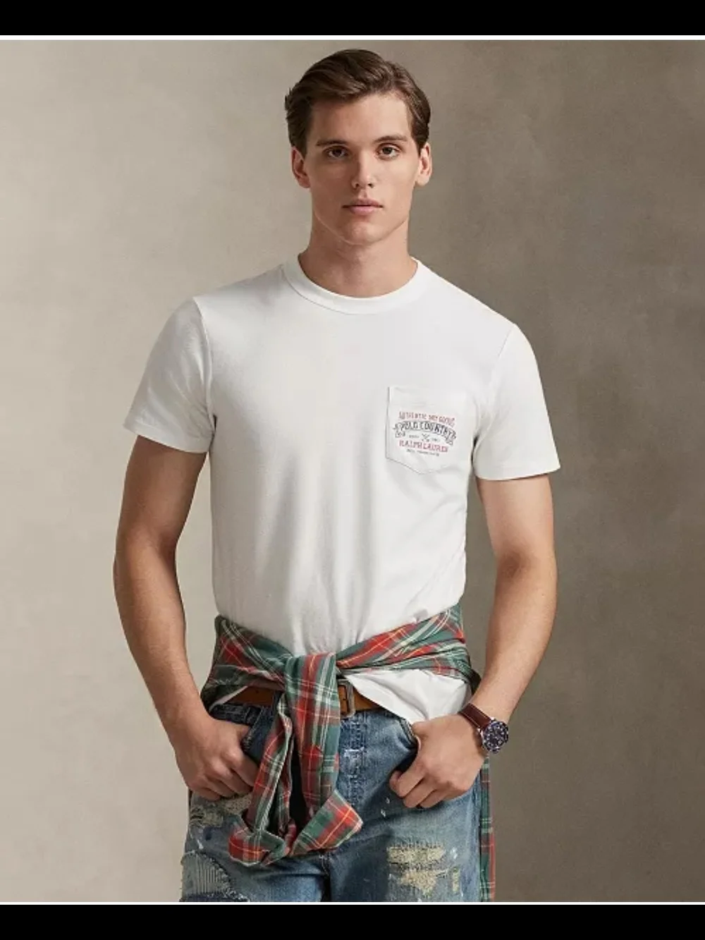 Polo Ralph Lauren Men's Classic-Fit Polo Country T-Shirt Size 2XL Color White
